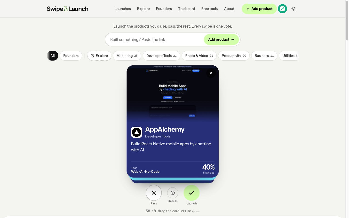 SwipeToLaunch screenshot 5 of 5