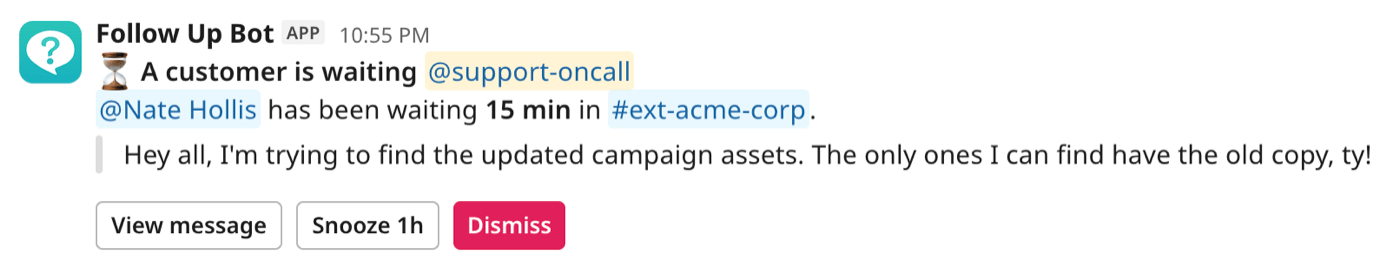 Follow Up Bot screenshot 2 of 4