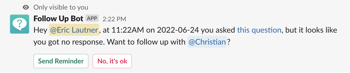 Follow Up Bot screenshot 4 of 4