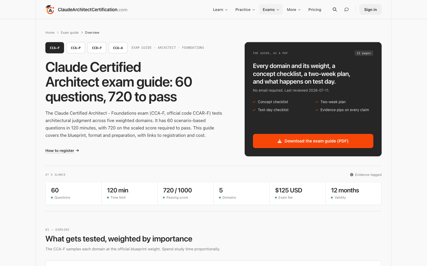Claude Architect Certification screenshot 2 of 5